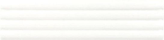 Настенная плитка Onda White Glossy Equipe 5x20 глянцевая, рельефная (структурированная) керамическая 28484