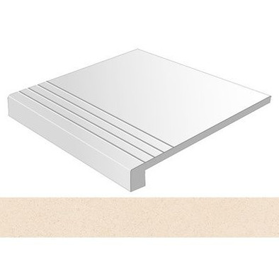 Ступень фронтальная Beta Gradone Beige 60x60 керамогранит антискользящая (grip), матовая фото Ступень фронтальная Beta Gradone Beige 60x60 керамогранит антискользящая (grip), матовая