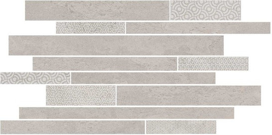 Декор SBM009\SG458320 Ламелла Серый Светлый Мозаичный  50,2x25x0,85 Kerama Marazzi керамогранит матовый