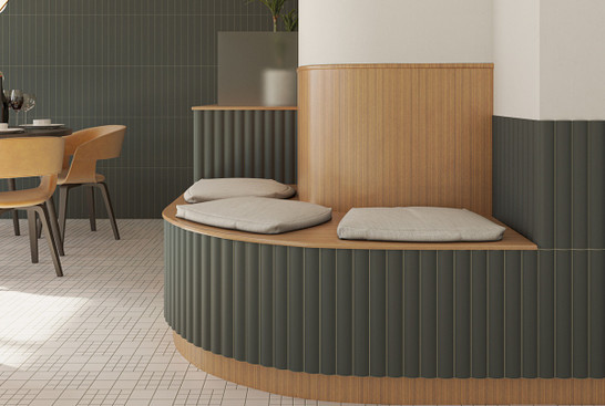 Настенная плитка Faces Dune Pine 5х40 Wow матовая керамическая 131486