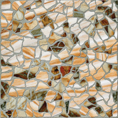 Керамогранит Мюнхен Камни Коричневый, 33х33 Pieza Rosa матовый, рельефный (рустикальный) напольная плитка 726262