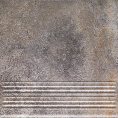 Ступень фронтальная Viano Grys Stopnica Prosta 29.5х29.5 клинкер матовая Paradyz Ceramika