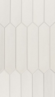Настенная плитка Lanse White 5x25 Equipe матовая керамическая 27481
