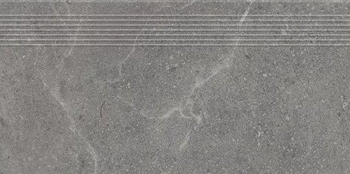 Ступень фронтальная Archicross Concrete Grey Stopnica Prasowana Mat. 29.8х59.8 керамогранит матовая Paradyz Ceramika Q-R-298X598-1-ARCO.GRSP