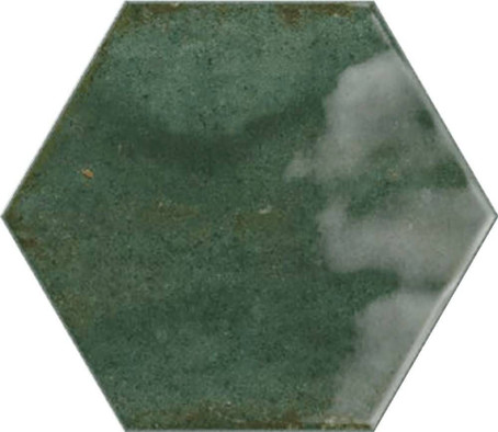 Настенная плитка Hope Hex Olive Glossy 15x17.3 глянцевая керамическая