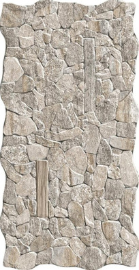 Керамогранит Castle Beige 33.3х66 Porcelanicos Hdc матовый, рельефный (рустикальный) настенный 202545