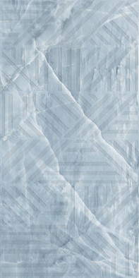 Декор Opal Decor Mint Blue Lush Plus 60x120 Infinity Ceramica керамогранит carving, рельефный (рустикальный)