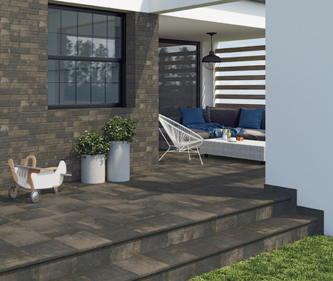 Ступень угловая Scandiano Brown Kapinos Stopnica Narozna 32.8х32.8 клинкер матовая Paradyz Ceramika 00000085359