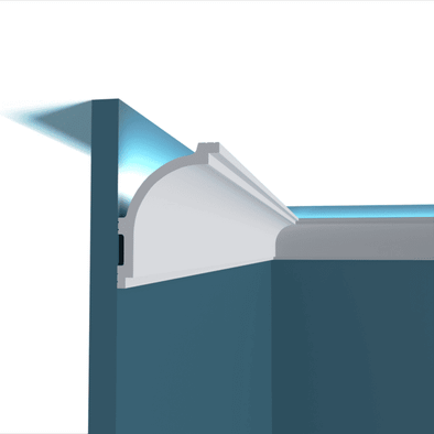 Карниз P143 Перфект Плюс дюрополимер 2000х90х65 мм