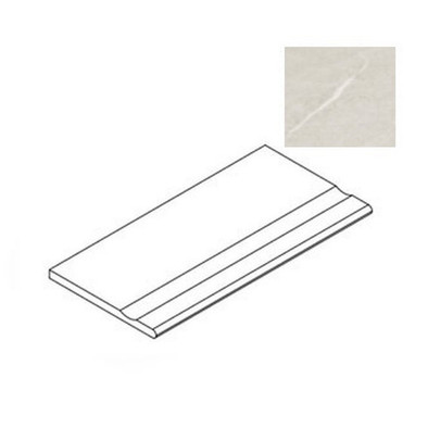 Керамогранит Forte Dei Marmi Rock Tiffany White Bordo Piscina 120 30х120 Atlas Concorde матовый бортик для бассейна 620090001290