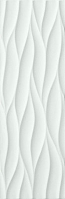 Настенная плитка Lumina Curve White Matt керамическая