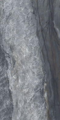 Керамогранит Venecia Anthracite Matt+Carving Italica 60х120 матовый напольный ITL78327