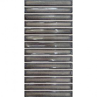 Настенная плитка Osaka Bars Grey 12.5x25 DNA Tiles глянцевая керамическая 133479