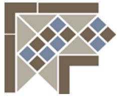 Вставка Corner Lisbon with 1 strip (Tr.01, Dots 29+11, Strips 29) 21,5х21,5 см 21.5x21.5 ная матовая керамогранит