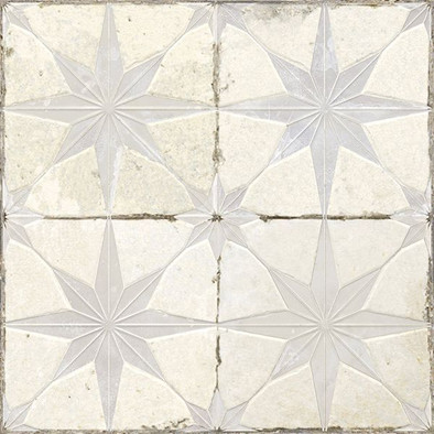 Керамогранит Fs Star White Lt 45x45x0,95 Peronda матовый, рельефный (рустикальный) универсальная плитка 0100338189