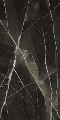 Керамогранит Calacatta Black Jewel 75x150 Maxfine Marmi полированный универсальная плитка J175631MF6