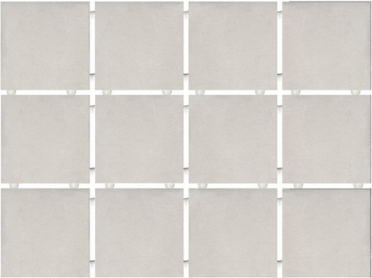 Керамогранит 1270H Амальфи Серый Светлый, Полотно 29,8х39,8 из 12 частей 9,8х9,8 Kerama Marazzi матовый настенная плитка