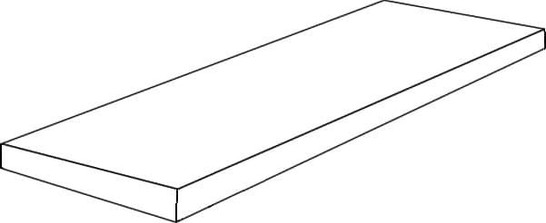 Ступень угловая Empire Statuario Scalino Ang. Sx 33x120 /Эмпаир Статуарио Левая 33x120 матовая