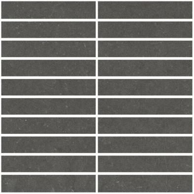 Мозаика Living Ceramics Noon Mosaic 315 Anthracite Soft 30x30 керамогранит матовая черный LV11680