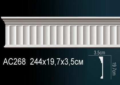 Молдинг AC268 (15) с рисунком Перфект полиуретан
