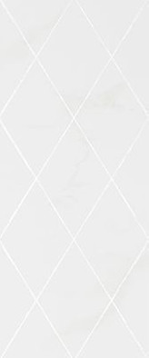 Декор Athena White 01 25х60 глянцевый керамический
