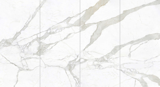 Керамогранит Calacatta Bianco 120x280 Polished (6 мм) Zodiac Ceramica полированный универсальная плитка MN011AP281206