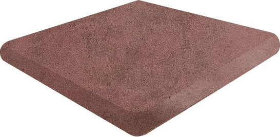 Ступень угловая Esquina Redonda Capri Rojo 33x33 клинкер матовая 905655