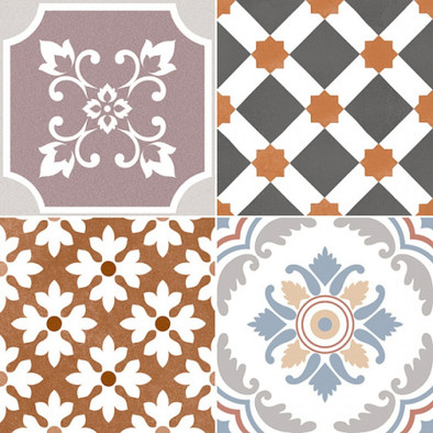 Керамогранит Chic Helen Warm 44,5x44,5 Dual Gres матовый напольный DG_CH_HEL_W_DP