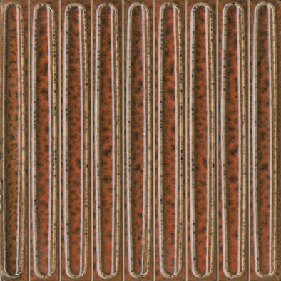 Декор KMD2SOB007BN Чипсет Далия Оранжевый глянцевый 20x20x0,95 Kerama Marazzi  керамический