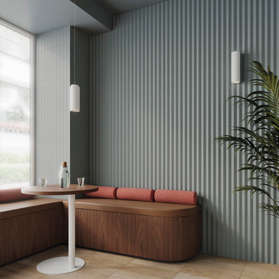 Настенная плитка Faces Liso Steel Blue 5х40 Wow матовая керамическая 131520