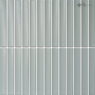 Мозаика PP20145-13 керамика матовая 29.6х29.9 см NSmosaic Porcelain Series чип 20х145 мм, серый