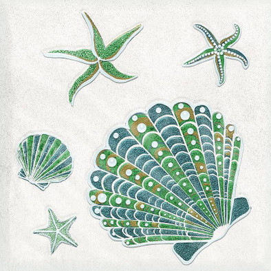 Декор Smalto Mare 2 Bianco 15х15 Керлайф матовый керамический 924221