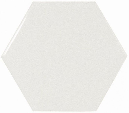 Настенная плитка Hexagon White керамическая