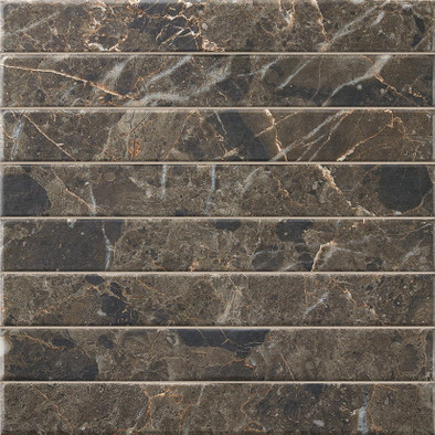 Настенная плитка Brick Capri Black 35х35 La Platera матовая керамическая 00-00048894