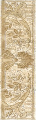 Бордюр AD/A115/8180 Скульптура 5.7х20 Kerama Marazzi Травертин глянцевый керамический