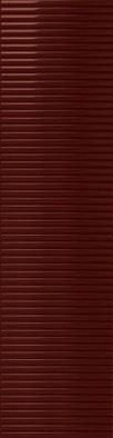 Настенная плитка Groove Burgundy 1 Gloss Str 7.8х29.8 Tubadzin глянцевая керамическая 5900199287471