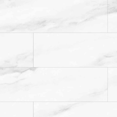 SPC ламинат Dew Floor Вайт М 6089-1 Мрамор 43 класс 610х305х4 мм (каменно-полимерный)