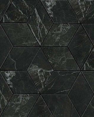 Мозаика Marvel Noir St.Laurent Mos. Esagono Lapp. керамогранит 30х35 см лаппатированная, черный фото Мозаика Marvel Noir St.Laurent Mos. Esagono Lapp. керамогранит 30х35 см лаппатированная, черный