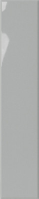 Настенная плитка Plinto Grey Gloss 10.7х54.2 DNA Tiles глянцевая керамическая 78803276