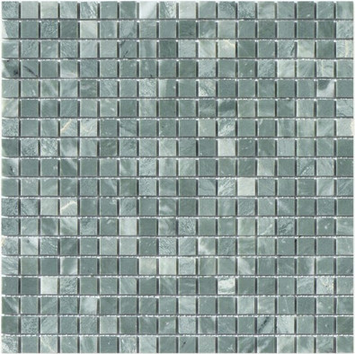 Мозаика Orro Mosaic Green Jade Pol мрамор 30.5х30.5 см полированная чип 15х15 мм, зеленый
