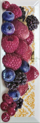 Декор Tutti Frutti 10x30 Di Bosco глянцевый керамический