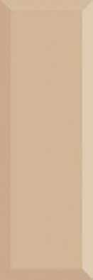 Настенная плитка Monocolor Biselado Brillo Beige 10x30 глянцевая керамическая