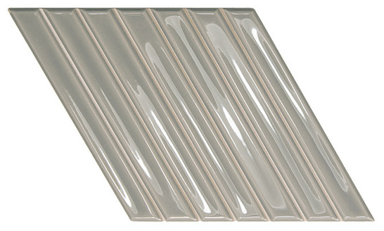 Настенная плитка Spike Bars A Mineral Grey 15х25.9 Wow глянцевая керамическая 135012