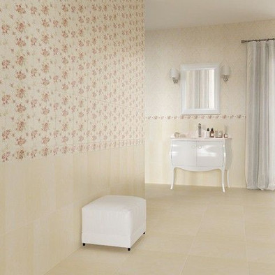 Бордюр Арома Беж 01 7,5x25 Unitile/Шахтинская плитка глянцевый керамический 010212001795