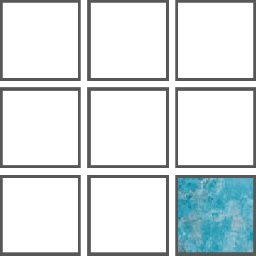 Мозаика для бассейна фарфоровая Blue Bead BB1010 Serapool 10х10 матовая, рельефная, глазурованная под камень синяя