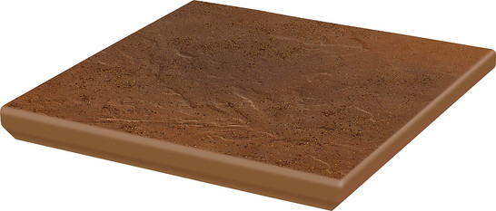 Ступень угловая Semir Beige Kapinos Stopnica Narozna 32.8х32.8 клинкер матовая Paradyz Ceramika