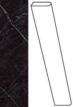 Плинтус Marvel Nero Marquina Battiscopa Lapp. керамогранит фото Плинтус Marvel Nero Marquina Battiscopa Lapp. керамогранит