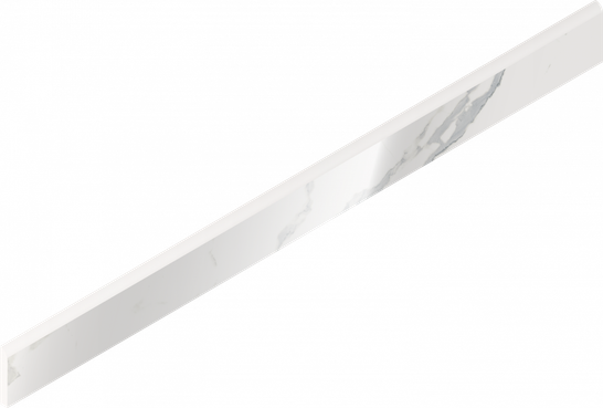 Плинтус Stellaris Statuario White 7.2x80 Battiscopa Lux Italon полированный 610130007472 фото Плинтус Stellaris Statuario White 7.2x80 Battiscopa Lux Italon полированный 610130007472