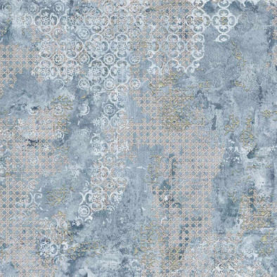 Керамогранит Rug Blue Natural 59.55х59.55 Aparici Ceramicas матовый универсальная плитка