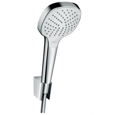 Душевой гарнитур Hansgrohe Croma Select E Vario, с держателем и шлангом 160 см, белый/хром
